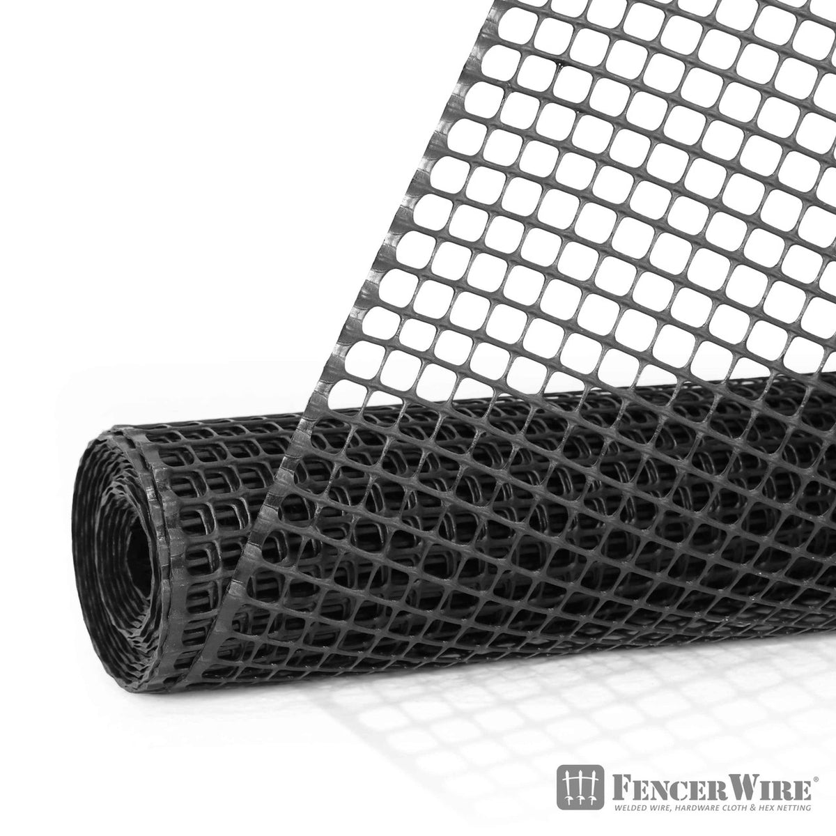Black Plastic Hardware Net 3 ft. x 15 ft. & Mesh 0.5" x 0.5 "