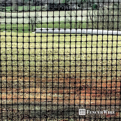 Black Plastic Hardware Net 3 ft. x 15 ft. & Mesh 0.5" x 0.5 "