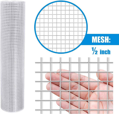 19 Gauge Galvanized Hardware Cloth with Mesh Size 1/2" x 1/2"