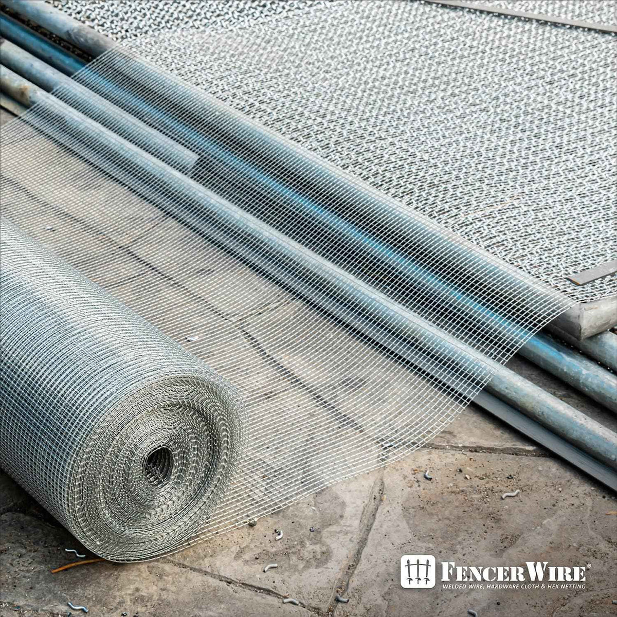 23 Gauge Galvanized Hardware Cloth with Mesh Size 1/4" x 1/4"