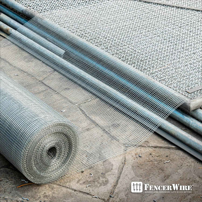 23 Gauge Galvanized Hardware Cloth with Mesh Size 1/4" x 1/4"
