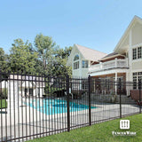 5FT Height X 8FT Width Heavy Duty Pinnacle Fence Barrier Panel, Multiple Options