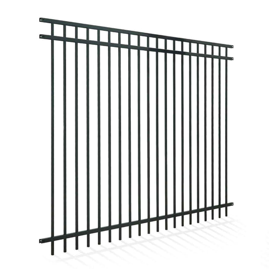 6FT Height X 8FT Width Heavy Duty Flat Top Fence Barrier Panel, Multiple Options