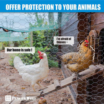 20 Gauge Galvanized Poultry Netting Mesh Size 1"