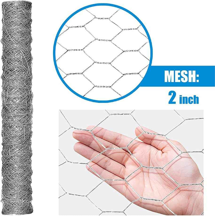 20 Gauge Galvanized Poultry Netting Mesh Size 2"