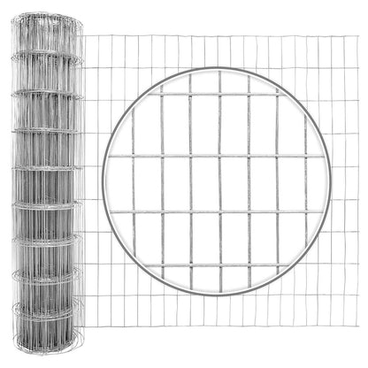 Fencer Wire 16 Gauge Galvanized Welded Wire Mesh Size 2 inch by 4 inch (2 ft. x 100 ft.)