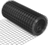 14 Gauge Black Vinyl Coated Welded Wire Mesh Size 1 inch by 1 inch