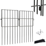 Garden Animal Barrier Fences, Outdoor Deterrent for Yard Patio, Anti Dig Pet Guard for Dogs, 16"H x 12"W No Digging Garden Panels, Under Fence Barrier with 1.5" Gap, Multiple Options