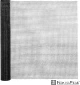 23 Gauge Black Vinyl Coated Welded Fence Wire Roll with Mesh Size 1/4-Inch x 1/4-Inch, Multiple Size Options