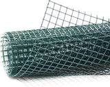19 Gauge 24" x 96" Green Vinyl Coated 1/2 Hardware Cloth