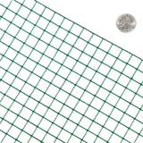 19 Gauge 24" x 96" Green Vinyl Coated 1/2 Hardware Cloth