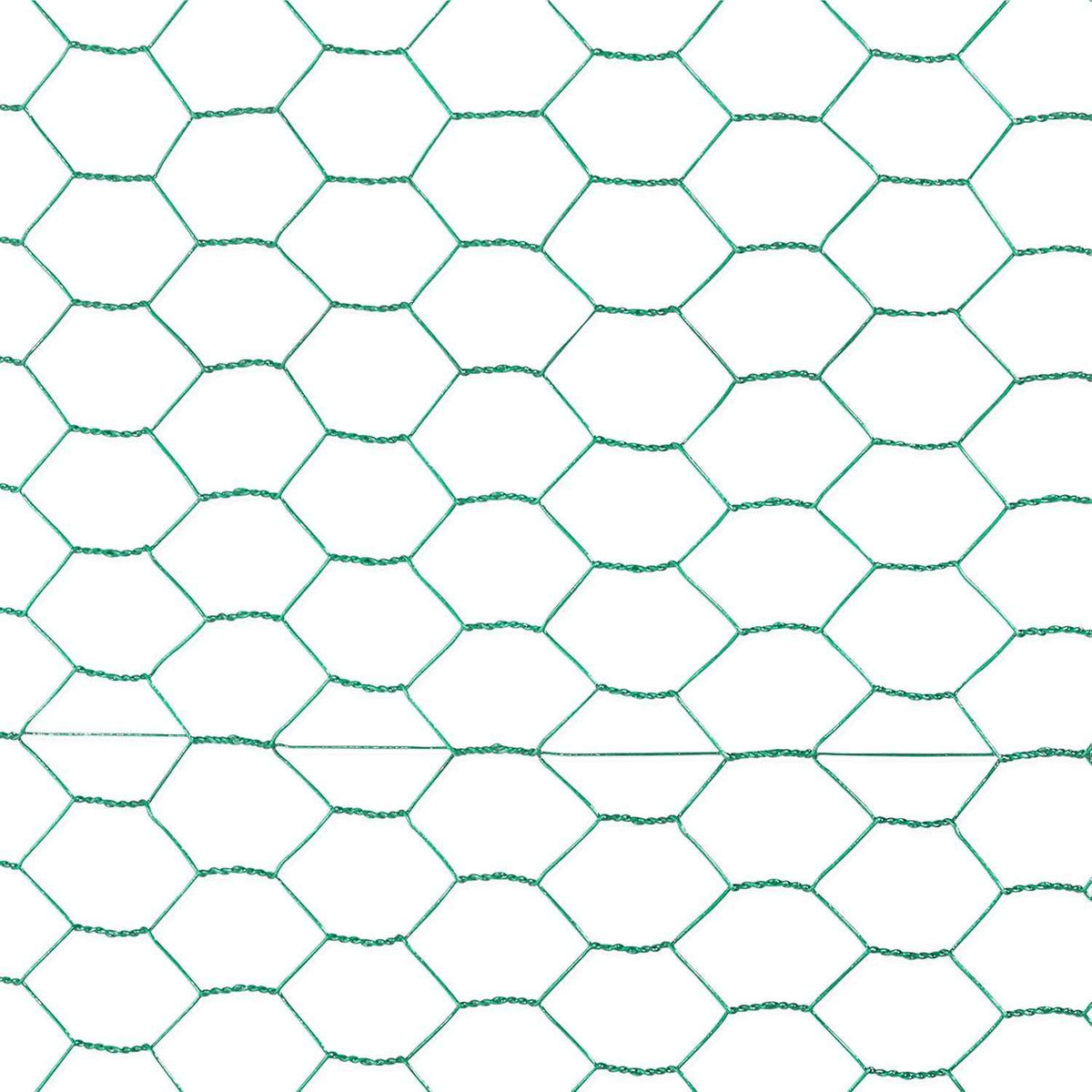 16 Gauge Green Vinyl Coated Hex / Poultry Netting Mesh 1.5" (3 ft. x 150 ft.)