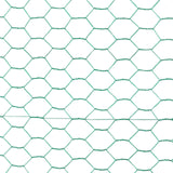 16 Gauge Green Vinyl Coated Hex / Poultry Netting Mesh 1.5" (3 ft. x 150 ft.)