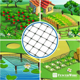 7.5 ft. x 65 ft. Garden & Plant Protective Netting with 3/5" Mesh