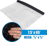 7.5 ft. x 65 ft. Garden & Plant Protective Netting with 3/5" Mesh