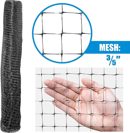 7.5 ft. x 65 ft. Garden & Plant Protective Netting with 3/5" Mesh