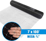 7 ft. x 100 ft. Garden & Plant Protective Netting with 3/4" Mesh