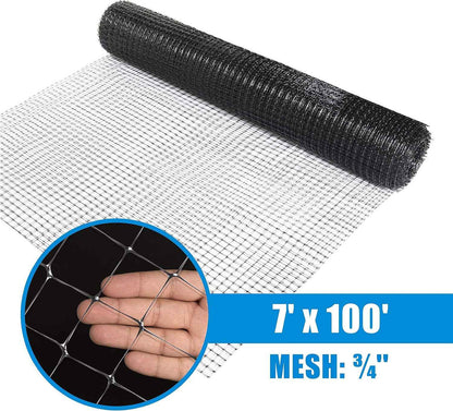 7 ft. x 100 ft. Garden & Plant Protective Netting with 3/4" Mesh
