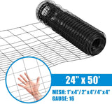 16 Gauge Vinyl Coated Rabbit Guard Fence, Multiple Options