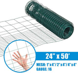 16 Gauge Vinyl Coated Rabbit Guard Fence, Multiple Options
