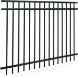 4FT Height X 6FT Width Heavy Duty Flat Top Fence Barrier Panel, Multiple Options