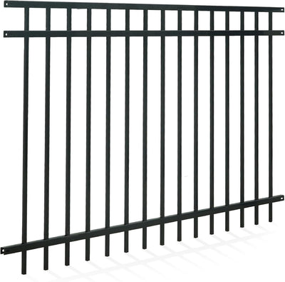 Panel de valla de barrera de servicio pesado, parte superior plana, 1.22 m de alto x 1.83 m de ancho, varias opciones