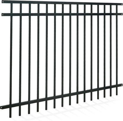4FT Height X 6FT Width Heavy Duty Flat Top Fence Barrier Panel, Multiple Options