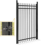 Heavy Duty Pinnacle Fence Barrier Kit with 6FT Height X 6FT Width Panels, Pinnacle Gate, Posts & Connectors, Multi-options