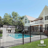 Heavy Duty Pinnacle Fence Barrier Kit with 6FT Height X 6FT Width Panels, Pinnacle Gate, Posts & Connectors, Multi-options