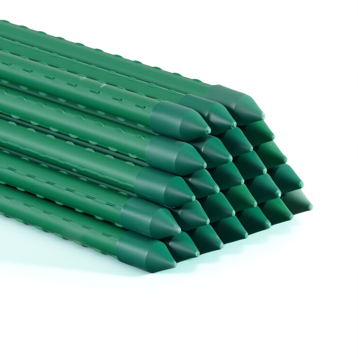 25 Pack Durable Metal Plant Supports Garden Stakes,6ft, 7ft