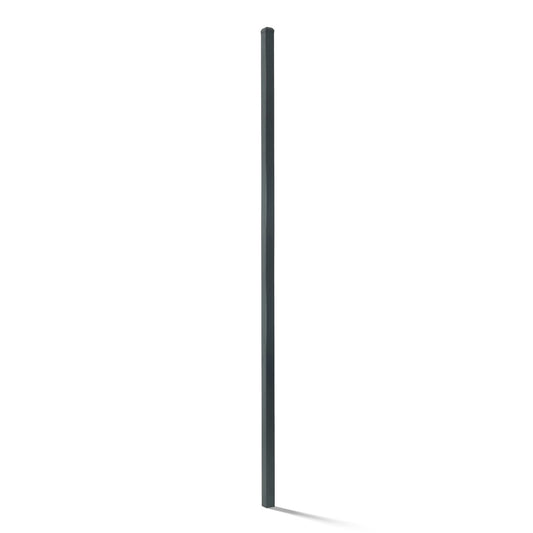 16 Gauge Heavy Duty 8FT Outdoor Steel Flat Top Fencing Border Post, Multiple Options