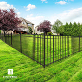 Heavy Duty Garden Fence Gate Kit, Metal Gate Lock and Latch for Outdoor Fence Barrier, Fencing Border Accessories