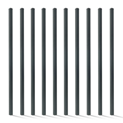 16 Gauge Heavy Duty 6FT Outdoor Steel Fencing Border Post, Multiple Options