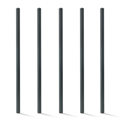 16 Gauge Heavy Duty 6FT Outdoor Steel Fencing Border Post, Multiple Options