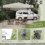 12 ft. x 12 ft. Patented One-Push Pop Up Outdoor Canopy Tent, 3 Color Available
