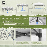 8ft. x 8ft Top Heavy-Duty Commercial Grade Pop Up Canopy Tent with Slant Legs, 3 Color Available