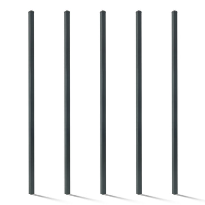 16 Gauge Heavy Duty 7FT Outdoor Steel Fencing Border Post, Multiple Options