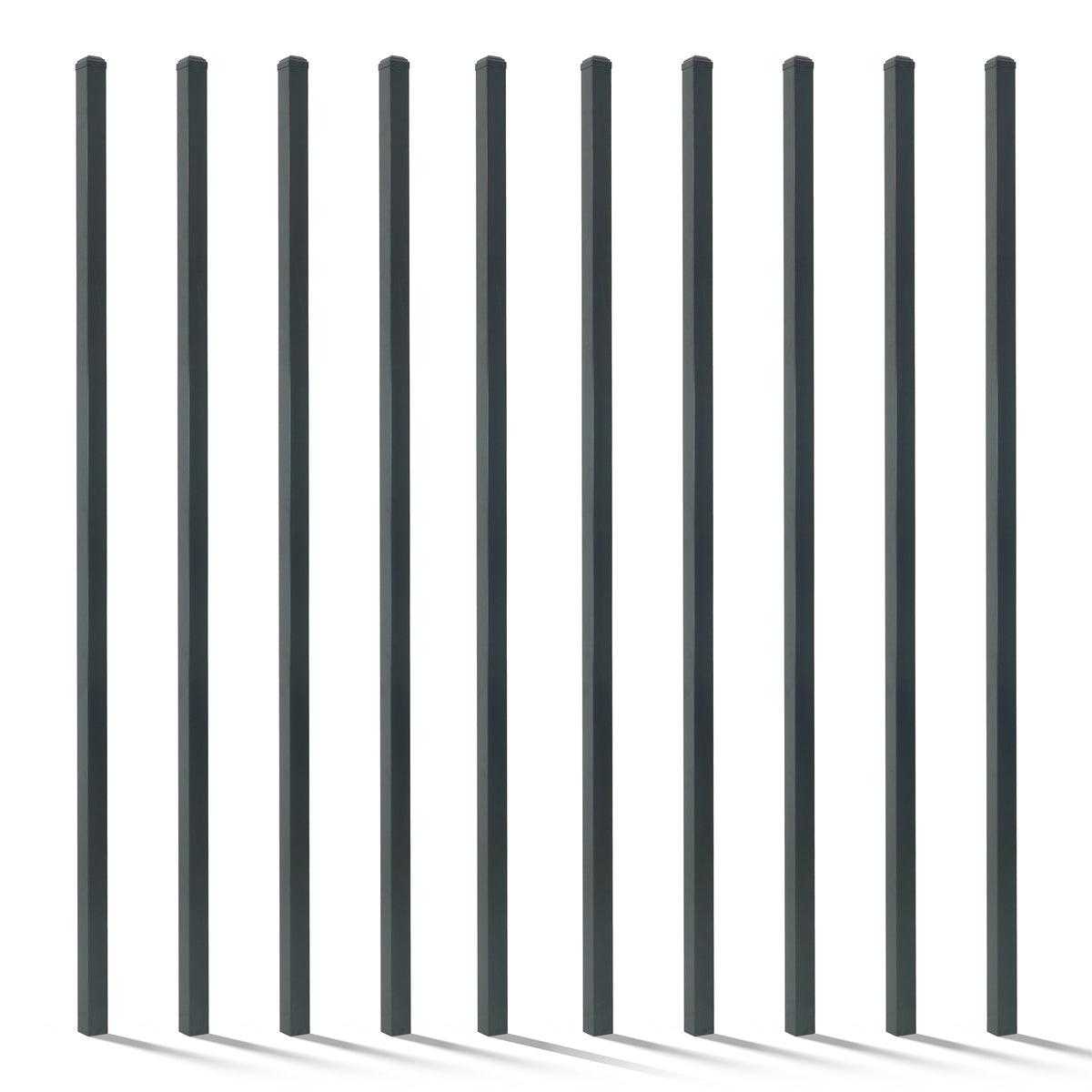 16 Gauge Heavy Duty 7FT Outdoor Steel Fencing Border Post, Multiple Options