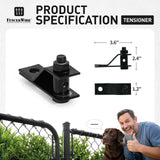 Silver Chain Link Wire Tensioner, Fencing Wire Tightener, Wire Tensioner Tool, Galvanized Wire Strainer, Multi-options