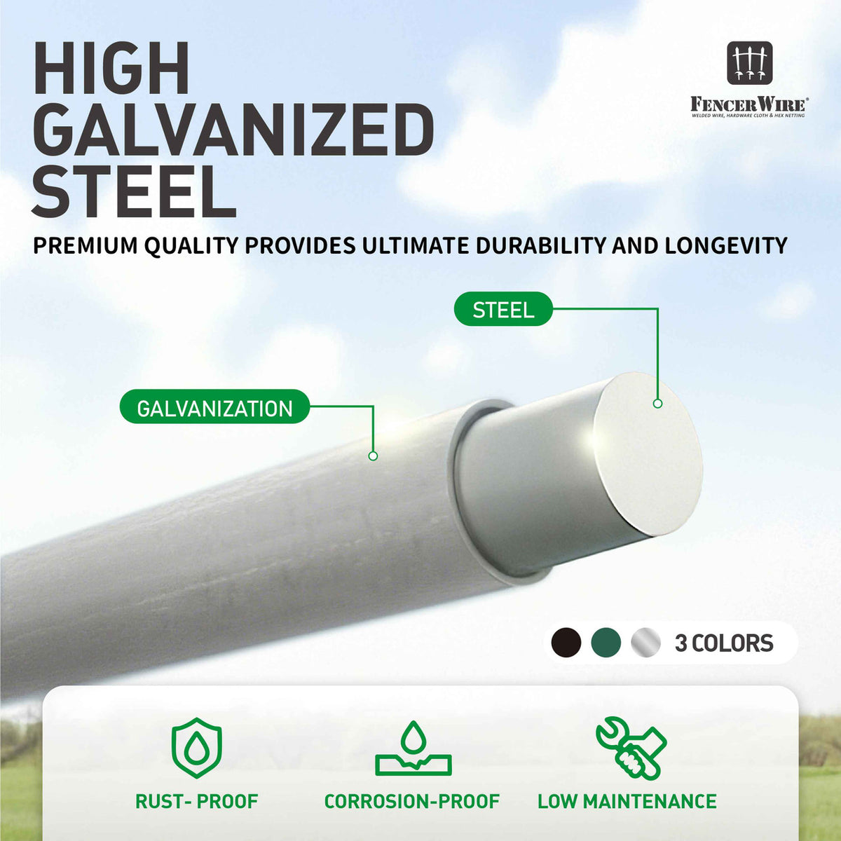Silver 2-3/8" Round Dome External Post Cap, Terminal Post Cap for 2-3/8" Outside Diameter Pipe, Multi-options