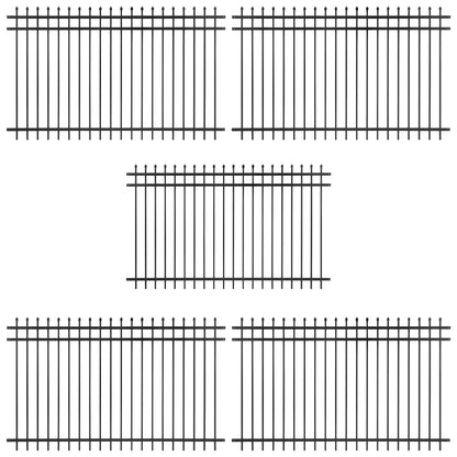 5FT Height X 8FT Width Heavy Duty Pinnacle Fence Barrier Panel, Multiple Options