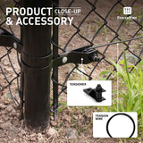 Green 328 Ft. 9 Gauge Tension Wire, Heavy Duty High Strength Multi-Purpose Rust-Resistant Bendable Steel Wire for Fencing, Gardening, Pet Enclosures, Landscaping, Crafts & DIY Projects