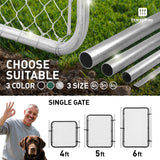 9 / 11.5 Gauge Green Vinyl Coated Chain Link Fence Gate Kit, Multi-options