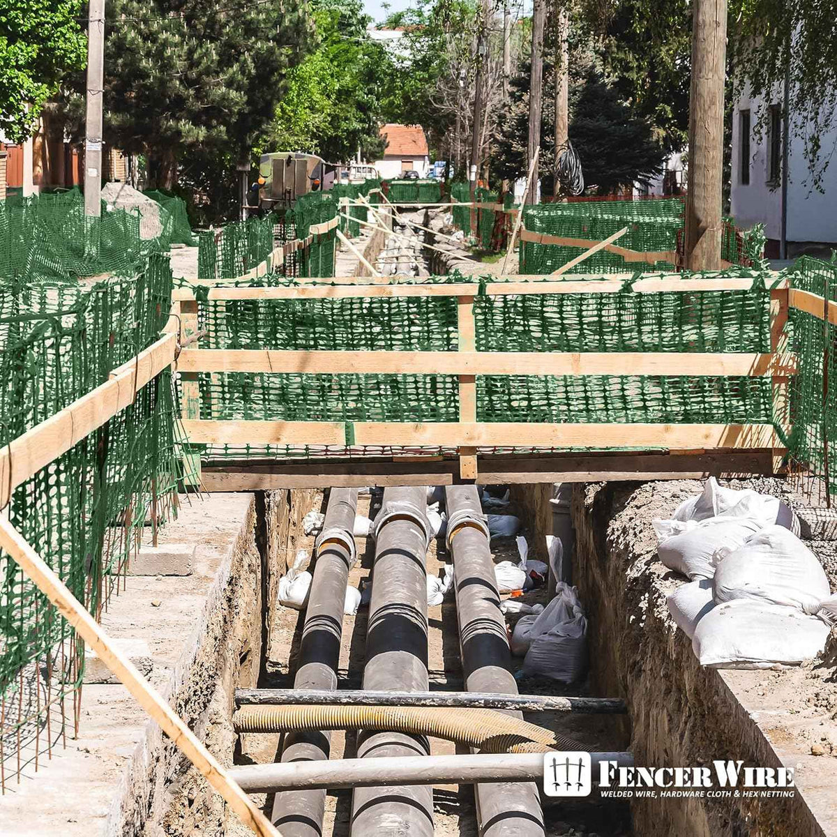 4 ft. x 100 ft. Green Plastic Fencing Roll for Construction Fencing, Pet Fencing and Event Fencing, 4 cm x 10 cm Mesh