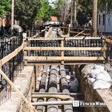 4 ft. x 100 ft. Black Plastic Fencing Roll for Construction Fencing, Pet Fencing and Event Fencing, 4 cm x 10 cm Mesh