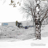 4 ft. x 100 ft. Black Plastic Fencing Roll for Construction Fencing, Pet Fencing and Event Fencing, 4 cm x 10 cm Mesh