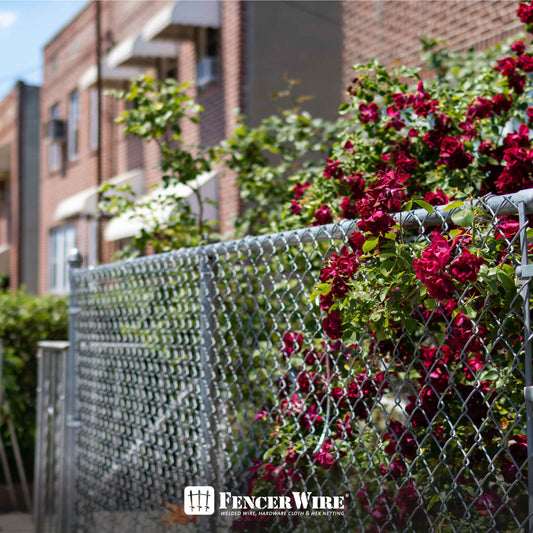 5ft. Height 11.5 Gauge Galvanized Steel Chain Link Fence Kit w/Fence Fabric, Gate, Posts, Top Rails & Hardware, Multiple Options