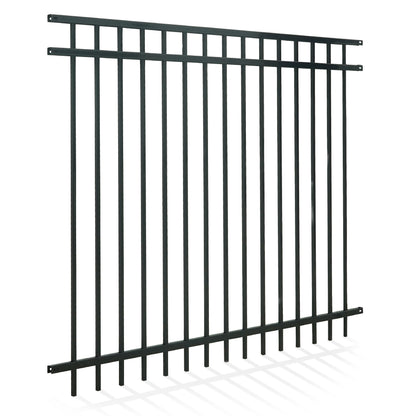 5FT Height X 6FT Width Heavy Duty Flat Top Fence Barrier Panel, Multiple Options