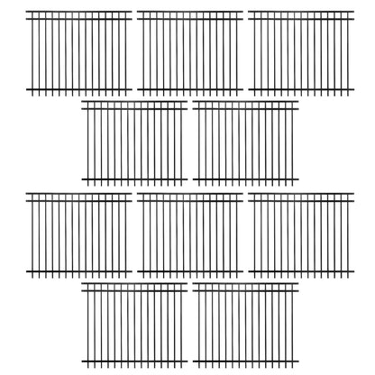 5FT Height X 6FT Width Heavy Duty Flat Top Fence Barrier Panel, Multiple Options
