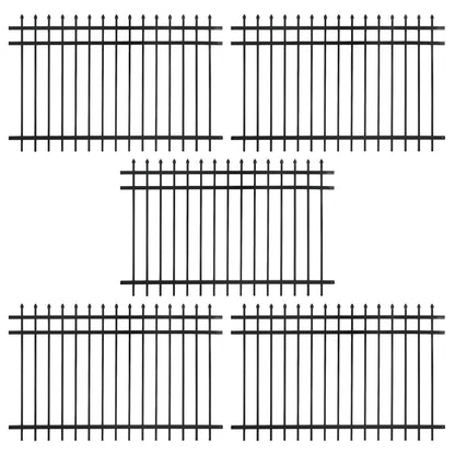 4FT Height X 6FT Width Heavy Duty Pinnacle Fence Barrier Panel, Multiple Options